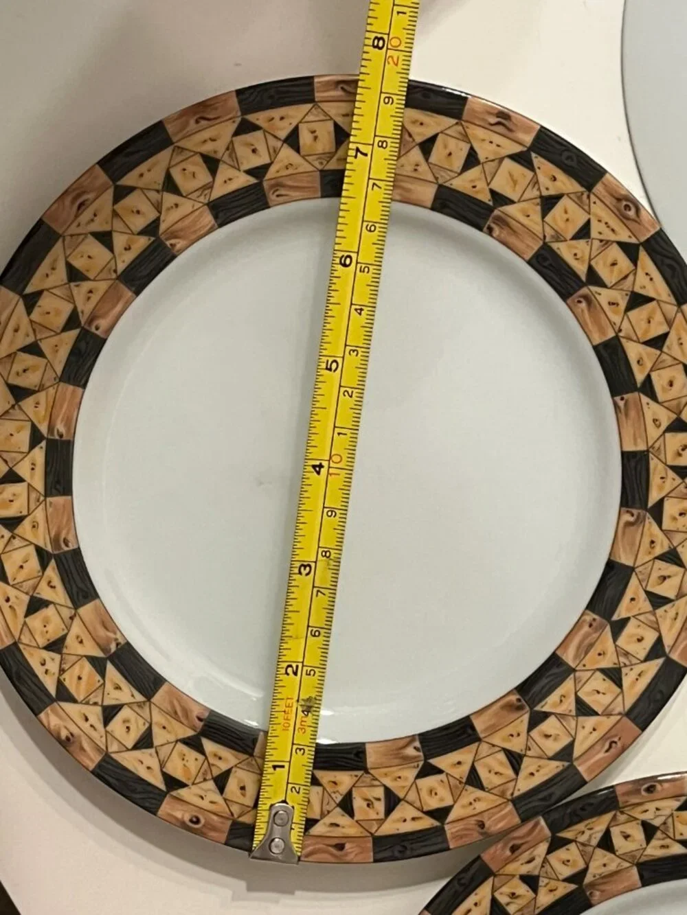 TAITÙ Milano Legno Salad Plates 7.5” Set of 4 - Emilio Bergamin 1987